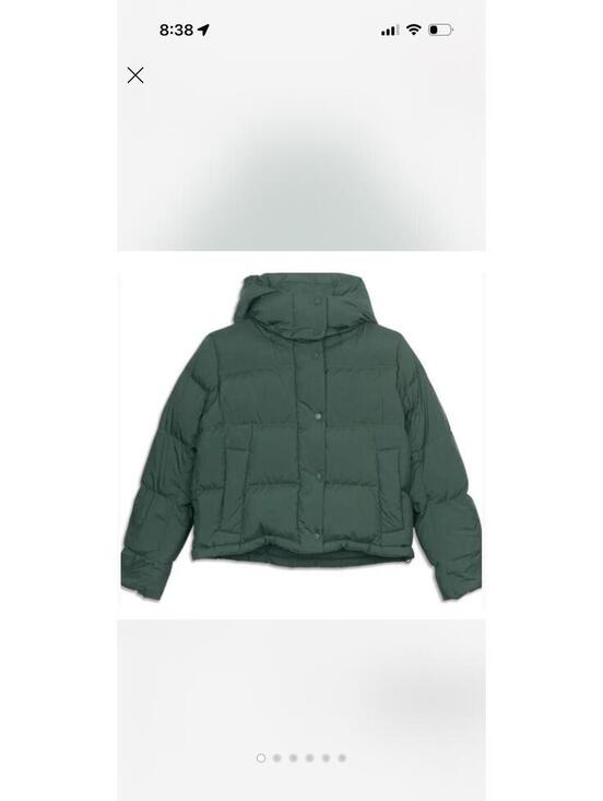 lululemon athletica Jackets & Blazers - NWOT lululemon wunder puff short hooded parka Forest Everglade green size 12
